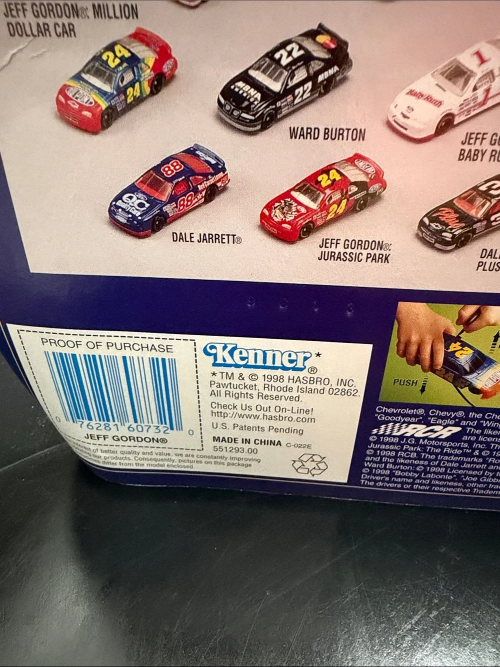 Winner's Circle For Kids #24 Die-Cast Race Car Toy - Blue & Red